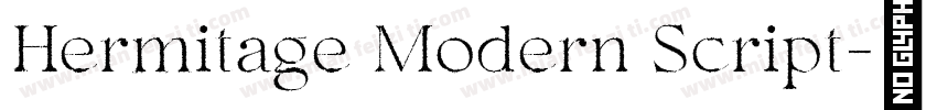 Hermitage Modern Script字体转换